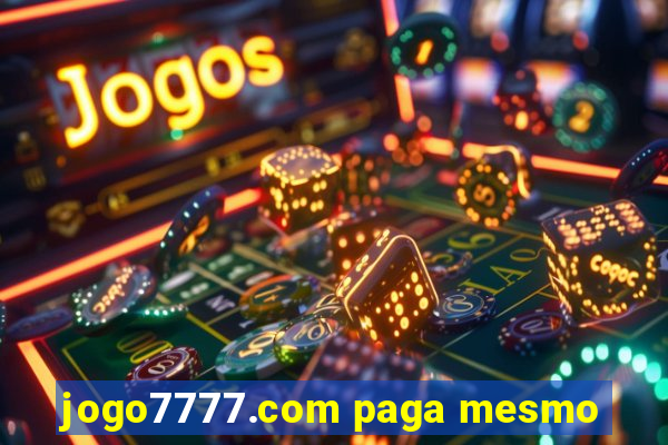 jogo7777.com paga mesmo